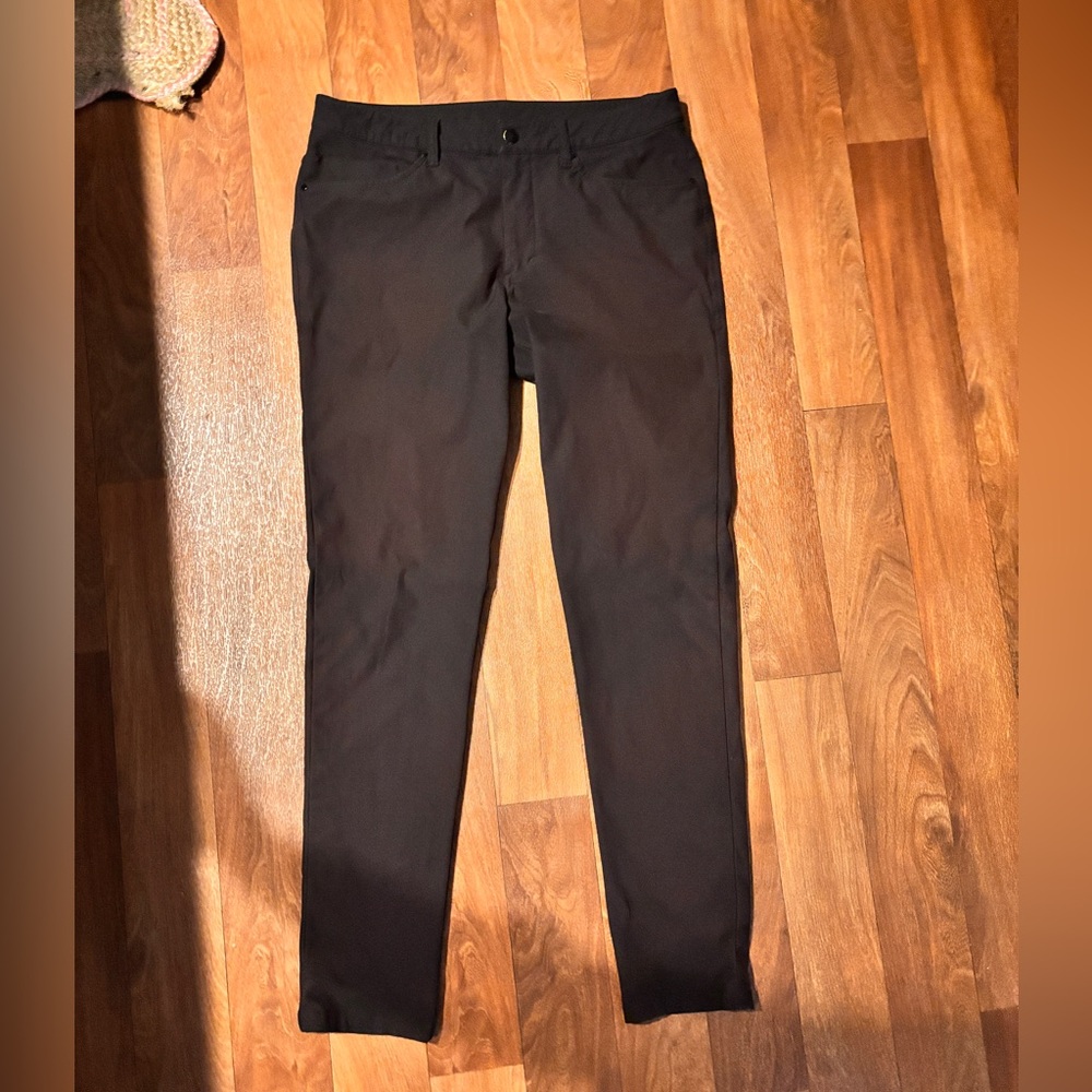 LULULEMON abc pants men’s slim fit black trousers 30x32